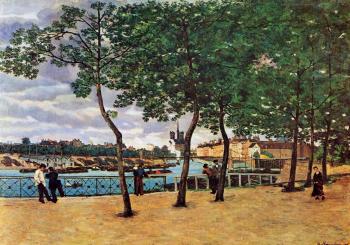 阿曼 吉約曼 The Seine at Paris